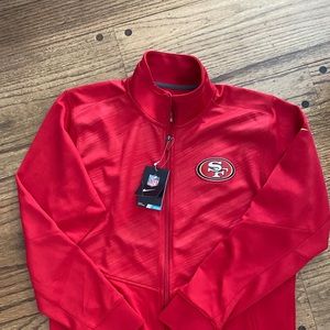 NWT Red SF San Francisco 49ers Zip Up